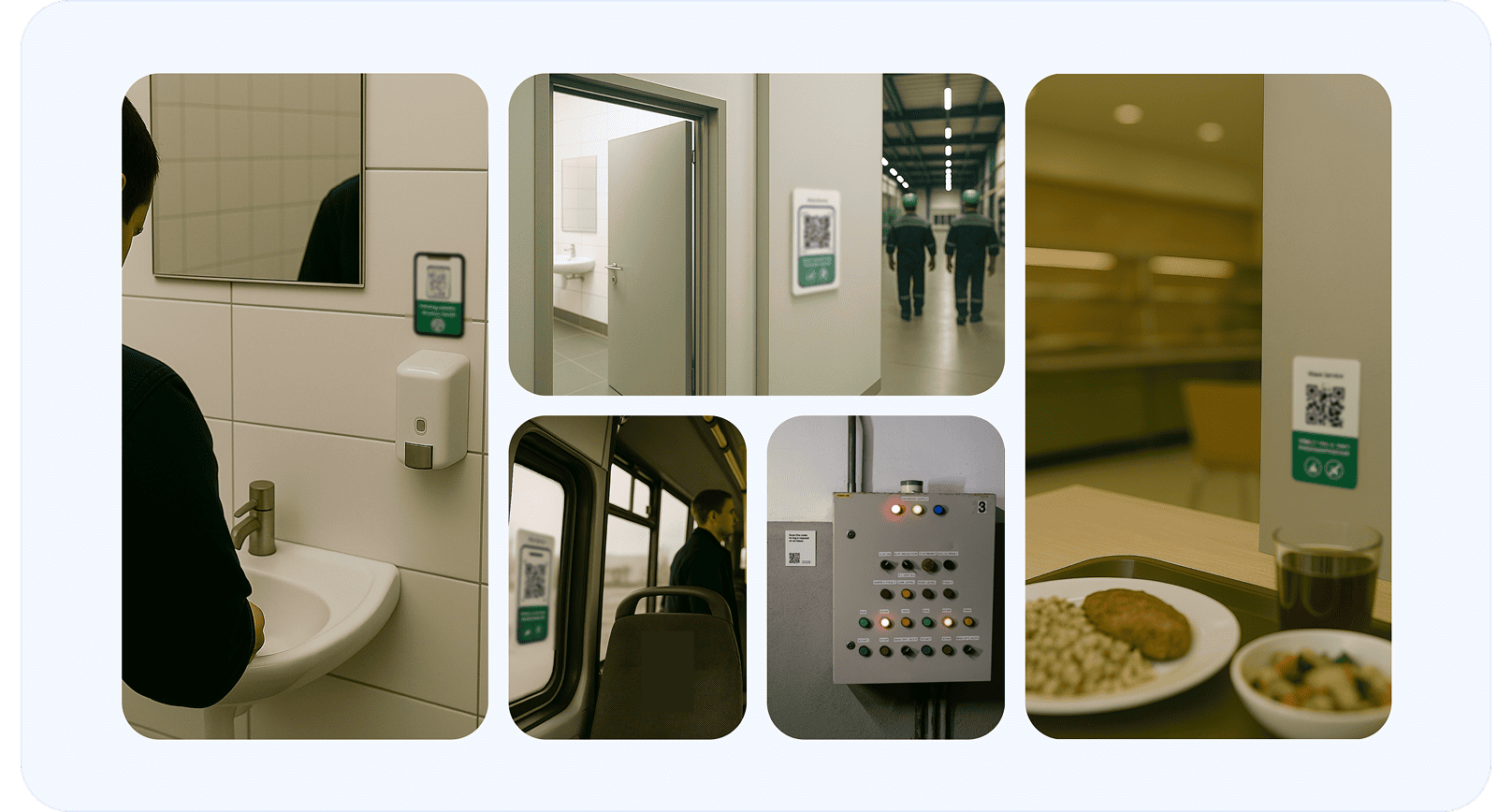 Пример размещения табличек